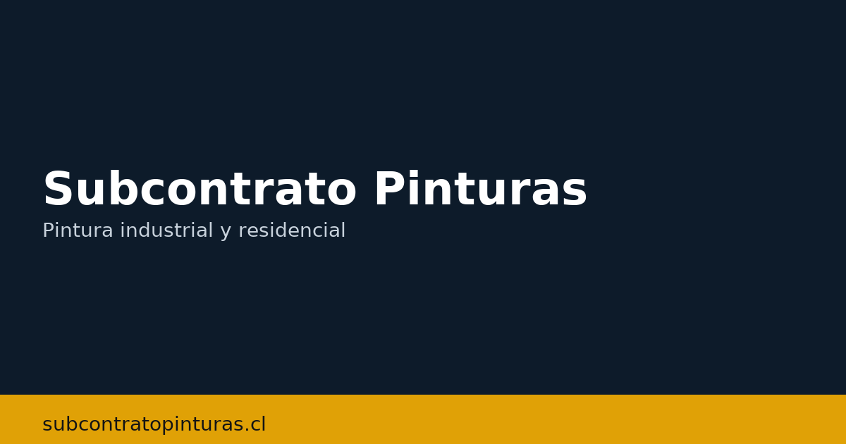 Trabajos de pintura profesional